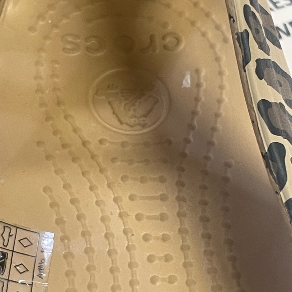 Leopard Print Women's ballet style crocs, size 7 - Picture 5 of 5